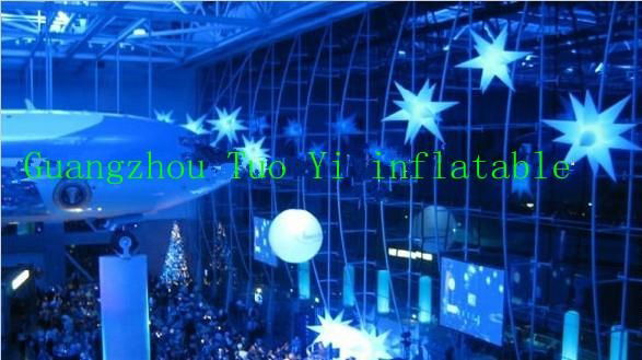 LED light inflatable star wedding decoration 3