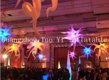 LED light inflatable star wedding decoration De star27 LED light inflatable star wedding decoration De star27