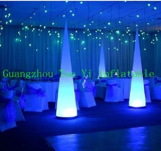 inflatable lighting decoration tusk for wedding and party 3