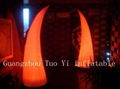 3mh Lighting Inflatable Tusk For Wedding Decoration