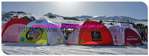 Portable 3m Digital Printing X-Gloo Tent Inflatable For Outdoor Use 2