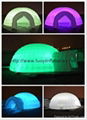 6m led inflatable air domes tent with tunnel for party 1