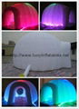 6m led inflatable air domes tent with tunnel for party 3