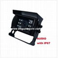 600TVL car rear-view Camera with Audio,