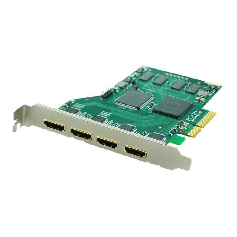 Four-input 1080P HDMI  game video capture card, green screen capture card 2