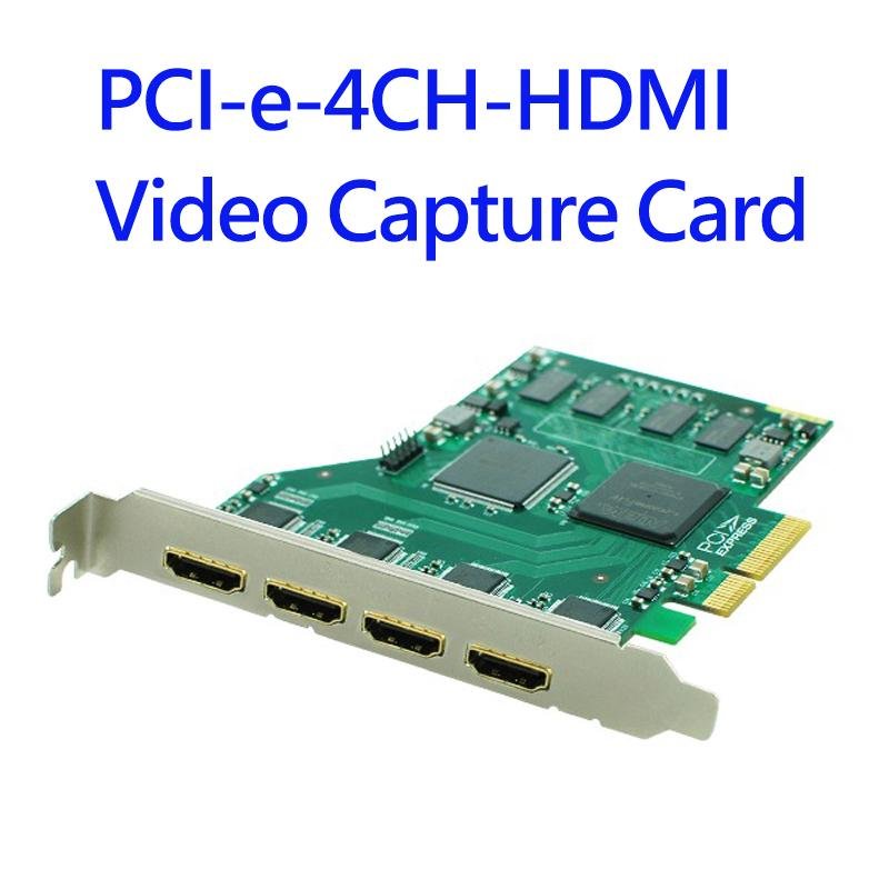 Four-input 1080P HDMI  game video capture card, green screen capture card 4