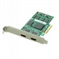 2CH-input 1080P 3G SDI video capture card used for non linear editing software   1