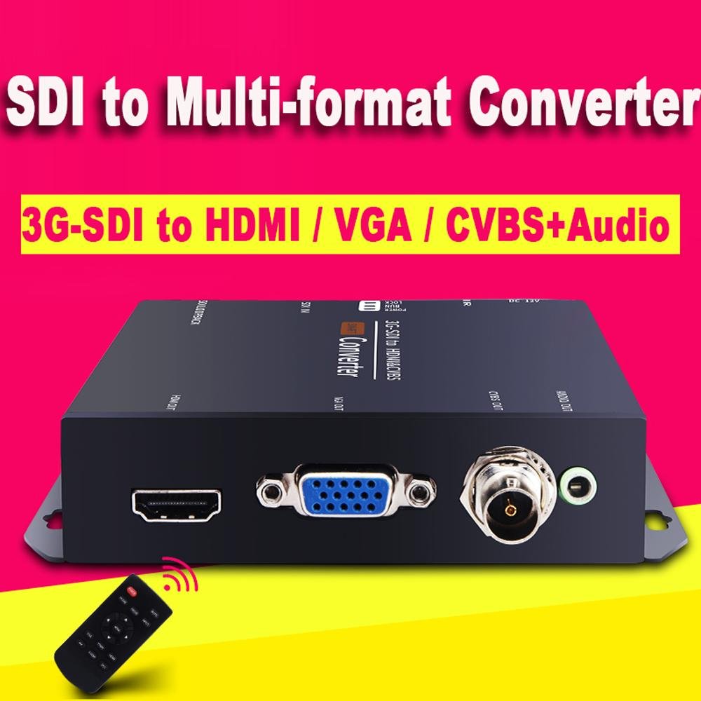 SDI to Multi-format Converter SDI to CVBS  HDMI VGA 