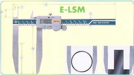 KANON中村 电子长爪卡尺  E-LSM