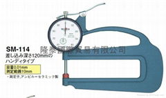 日本TECLOCK得乐厚薄表 厚度计 SM-114