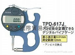 日本TECLOCK得乐数显/电子厚薄表 TPD-617J