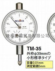 日本得乐TECLOCK百分表/百分表 TM-35