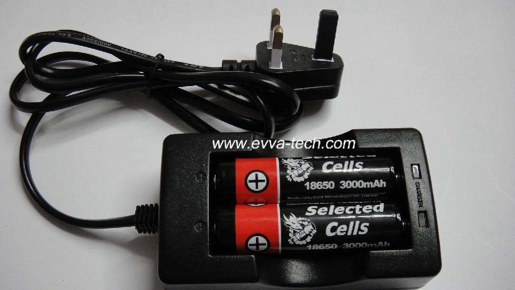 Flashlight Battery Charger for 18650 Li-ion battery