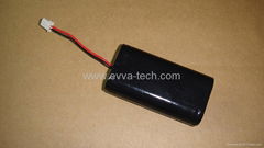 Lithium ion 18650 Battery Pack 2S 7.4V 2200mAh 2S1P