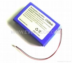 Lithium ion 553450 Battery Pack 3.7V 2300mAh 1S2P