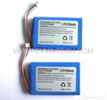 Lithium ion 653450 Battery Pack 3.7V 1230mAh 1