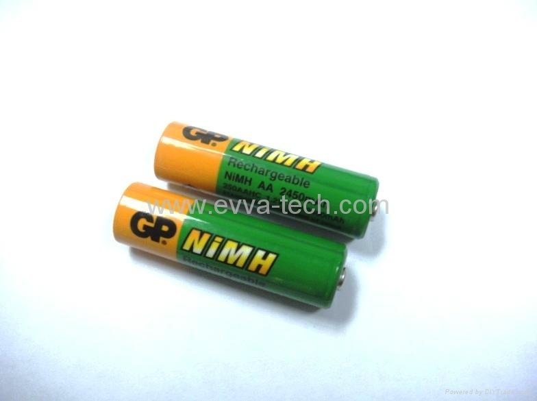 GP NI-MH AA battery 250AAHC 2500. 