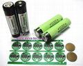 EVVA 18650 3400mAh Button top flashlight Batteries 