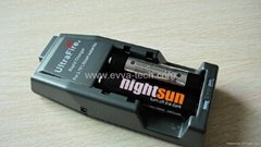Universal charger for 18650 flashlight battery. 
