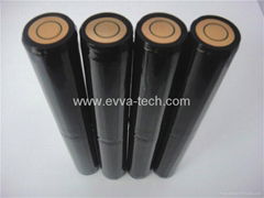 7.2V AKKU Flashlight Battery Protected 18650 3400mAh 
