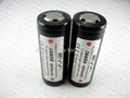 Protected 26650 battery for torch