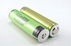 Lithium ion Flashlight Batteries Transparent 18650 3.4Ah 