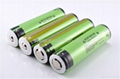 Transparent 18650 Flashlight Batteries Panasonic NCR18650B 3400mAh 1