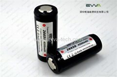 3.7V Protected 26650 4500mAh battery for torch