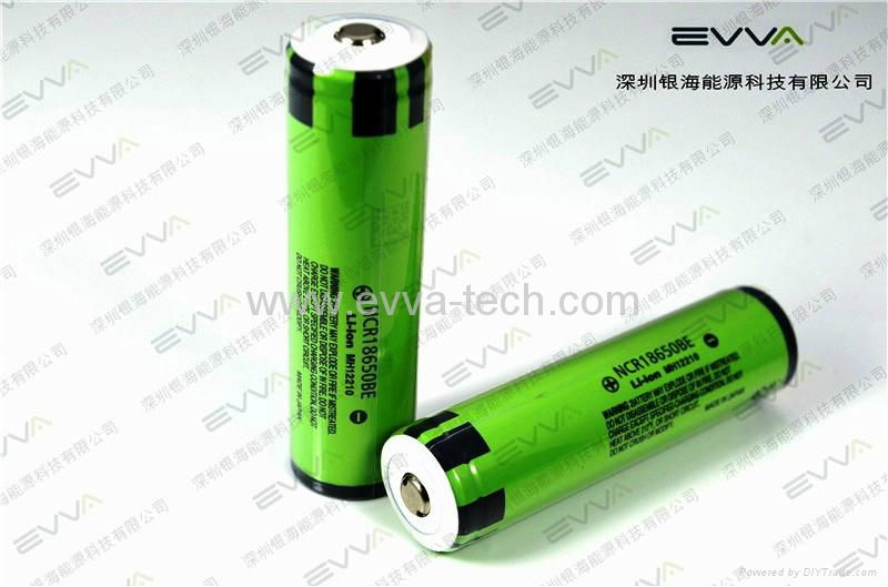 Protected Flashlight Batteries Transparent  Panasonic 18650 3.2Ah 