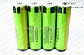 Protected Flashlight Batteries Transparent  Panasonic 18650 3.2Ah  2