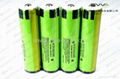 Protected Flashlight Batteries Transparent  Panasonic 18650 3.2Ah 