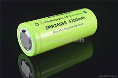 40A Discharge 26650 Battery VAPPOWER 3.7V IMR26650 4200mAh