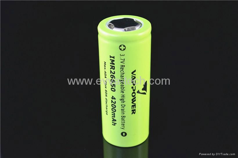 imr26650 26650 battery pack high power 3.7v 40a 