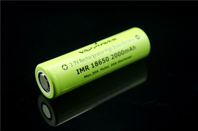 30A high drain battery Vappower IMR18650 2000mAh  batteries for e-bike 4