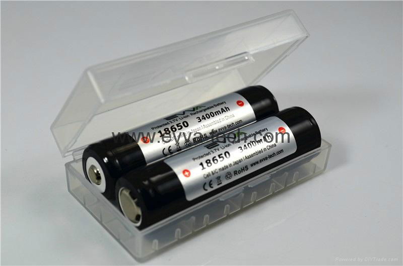 Lithium ion Flashlight Battery Protected 18650 3400mAh  3