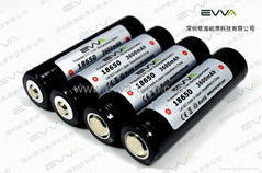 The best capacity Lithium ion Flashlight Battery Protected 18650 3600mAh