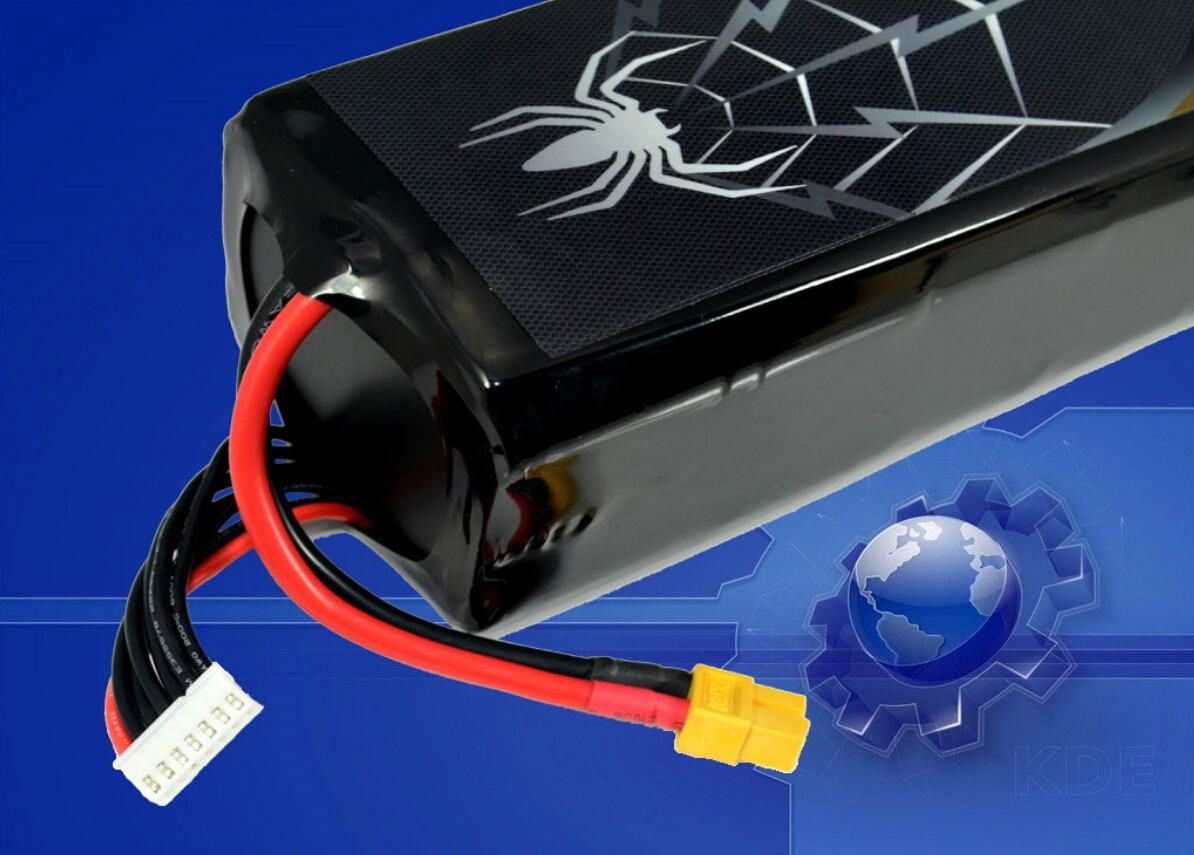 UAV battery pack 22.2V 15000mah 15C lithium ion battery for Multi Rotors 4