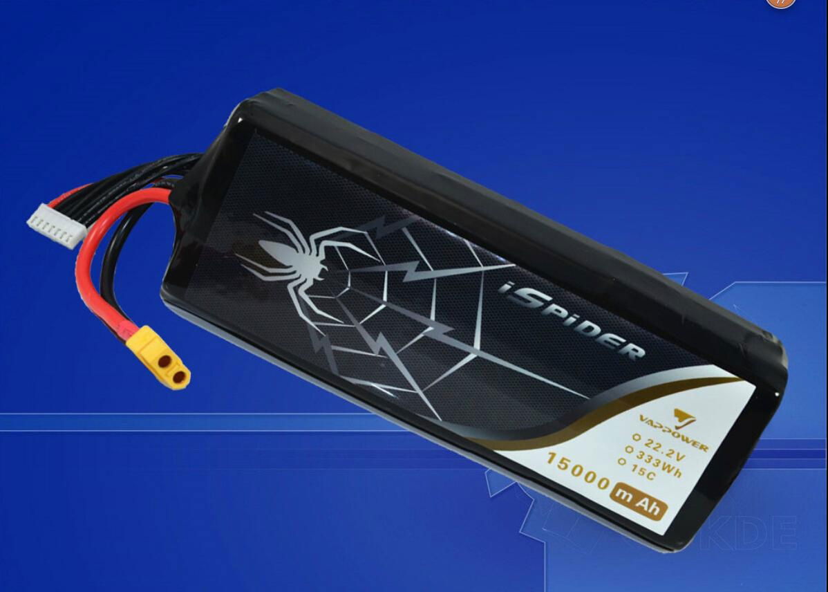 15C UAV battery, FPV battery, DJI phantom battery 22.2V 15000Ah Li ion battery 2