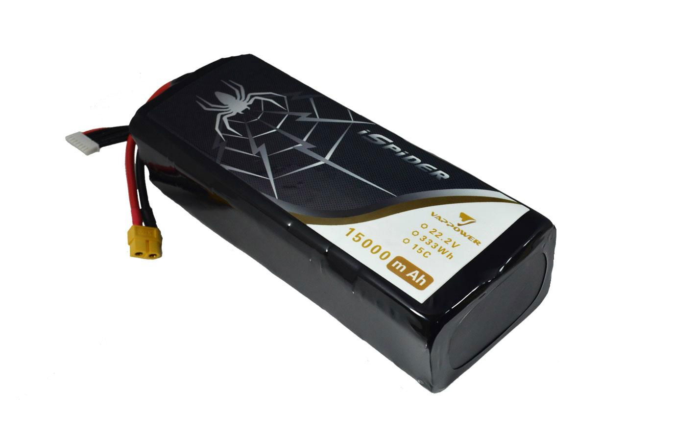 Lithium ion Multi Rotors battery/UAV battery 22.2V 15000mah 15C for UAV/FPV 3