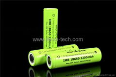 Superior cycle life Vappower IMR 18650 3200mAh High power Lithium ion battery