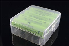 4pcs 18650 battery plastic box\ Battery Storage box