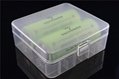 4pcs 18650 battery plastic box\ Battery Storage box 2