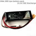 Vappower DNA 200 11.1V 950mAh Lipo battery pack 1