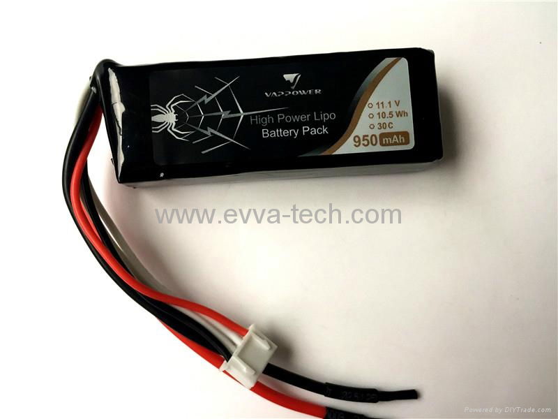 Vappower DNA 200 11.1V 950mAh Lipo battery pack 3