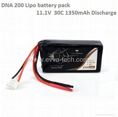 Vappower DNA 200 11.1V 1350mAh 30C Lipo battery pack for Electronic 