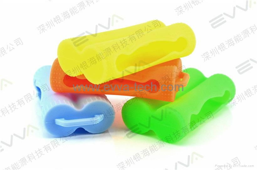 Protection Silicone Case for 2pc 18650 Batteries 2