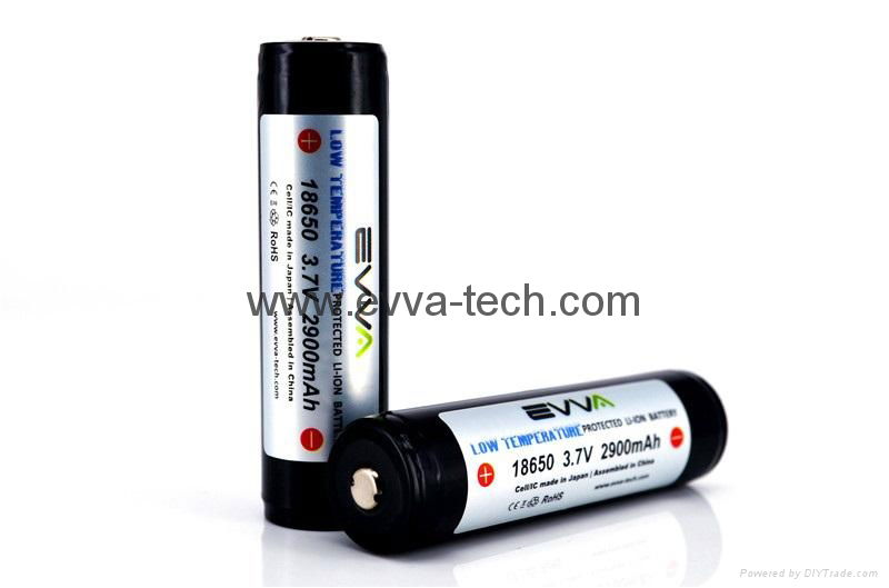 Protected 3.7V flashlight 18650 LOW TEMPERATURE battery with Panasonic NCR18650F 3