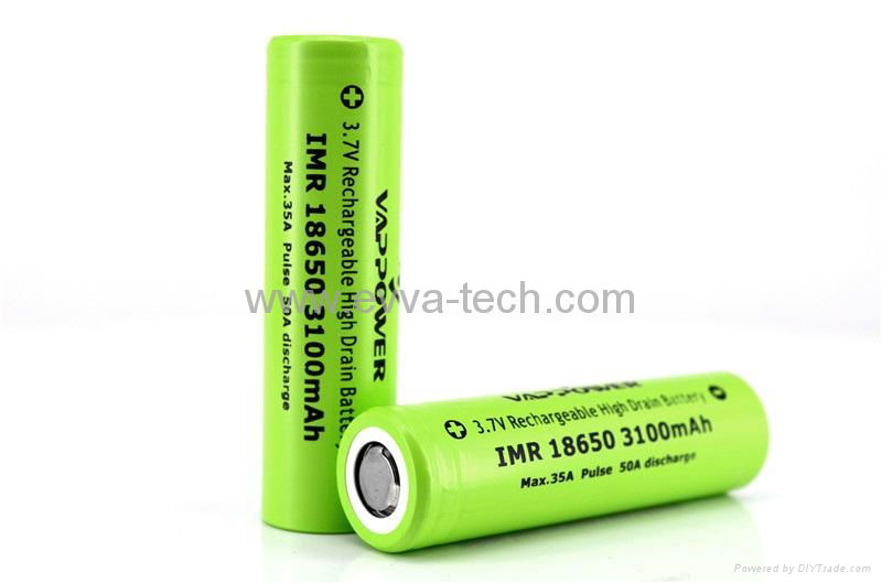 Vappower IMR18650-31 3100mAh 35A high power  battery