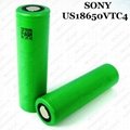 Murata Sony US 18650VTC4 2100mAh 30A drain lithium ion battery for power tools