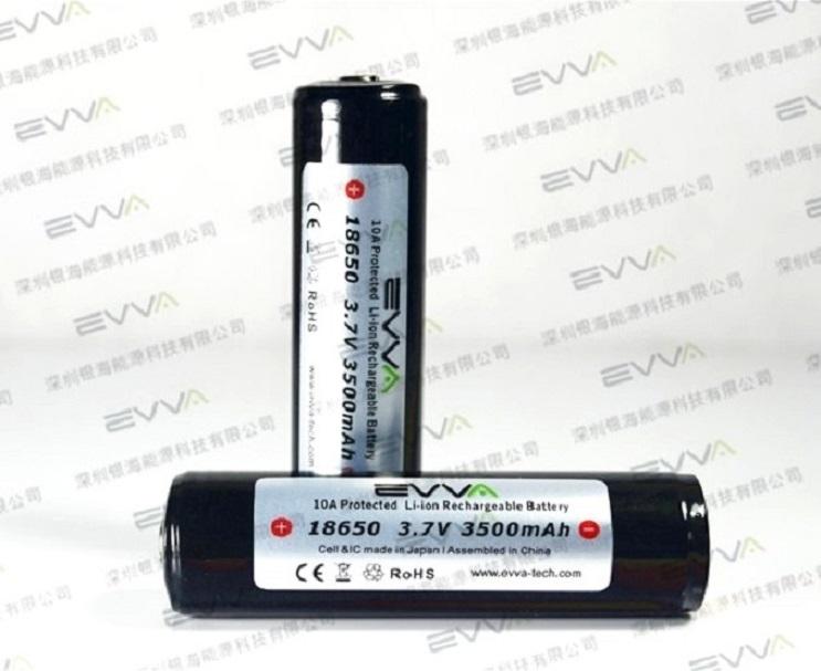 10A High drain Panasonic NCR18650GA Flashlight Batteries 3500Ah